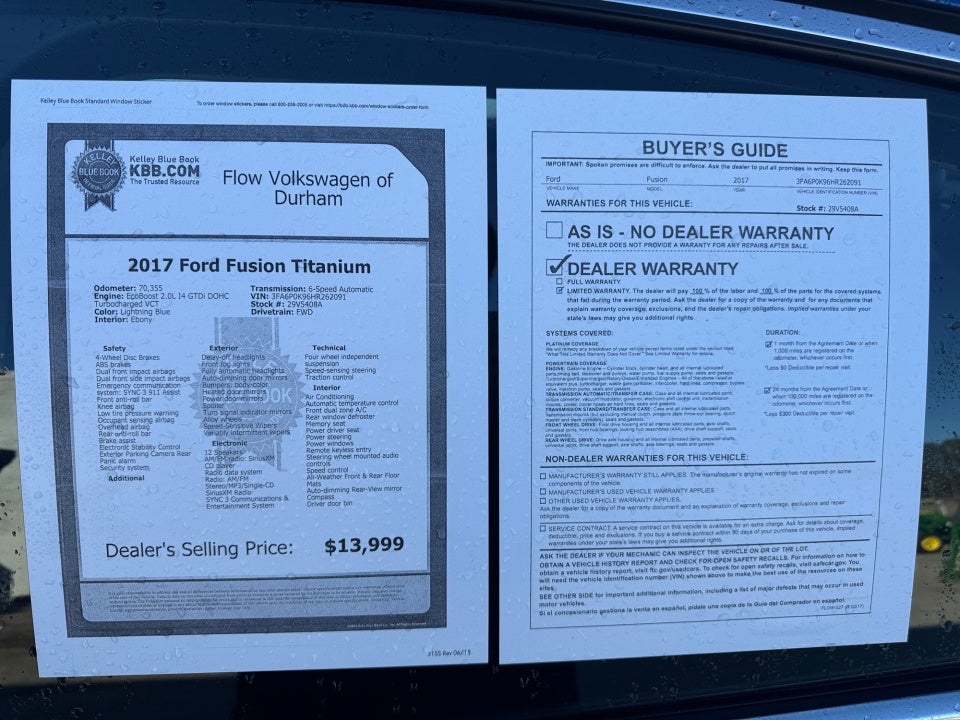 2017 Ford Fusion Titanium