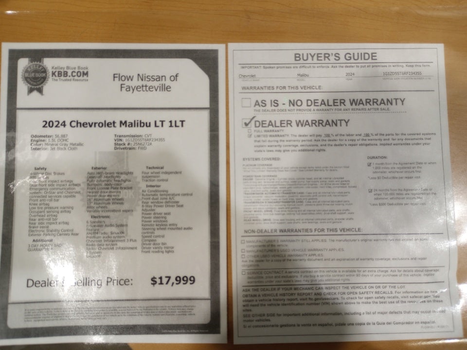 2024 Chevrolet Malibu FWD 1LT