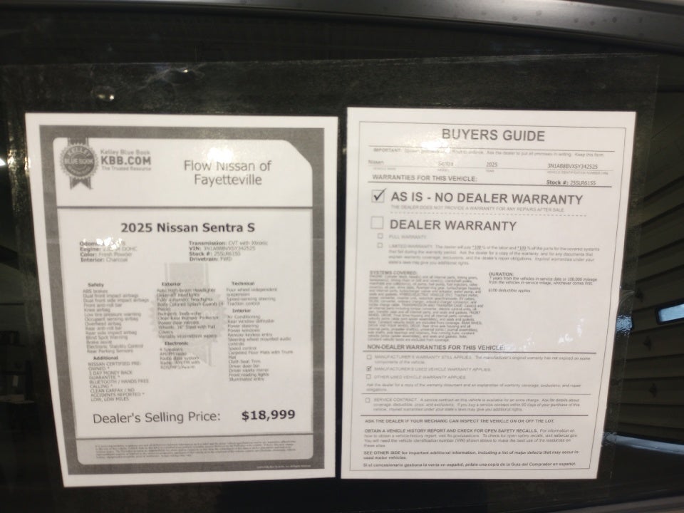 2025 Nissan Sentra S