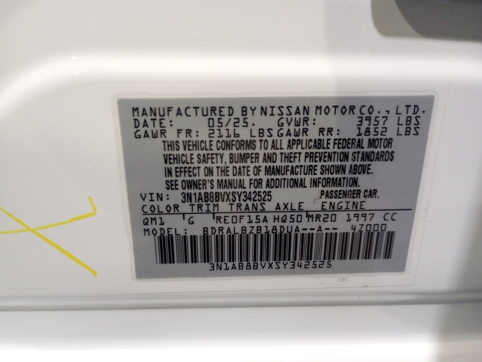 2025 Nissan Sentra S