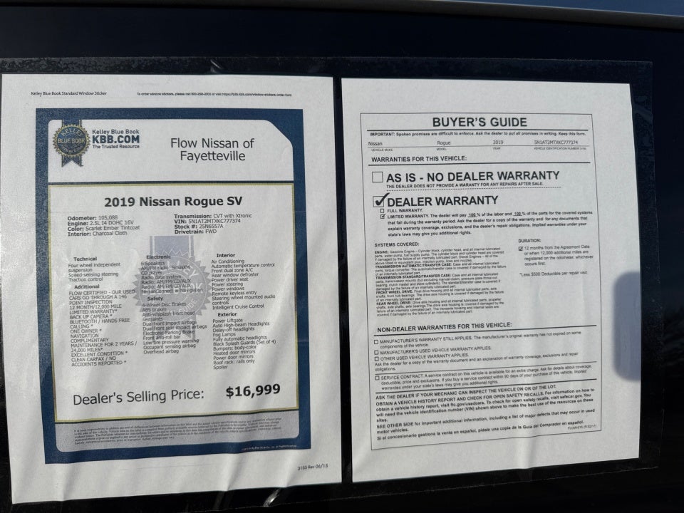 2019 Nissan Rogue SV