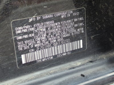 2021 Subaru Crosstrek Sport