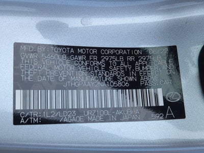 2022 Lexus LC 500 LC 500