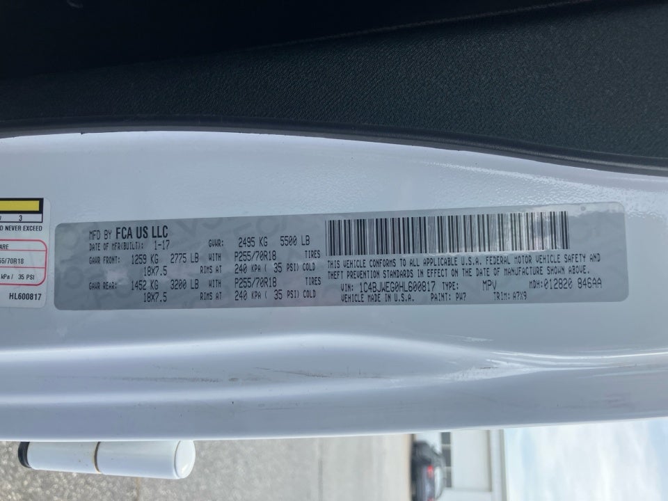 2017 Jeep Wrangler Unlimited Sahara 4x4