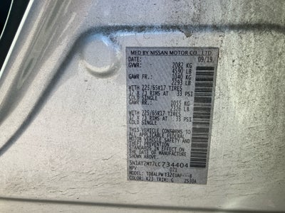 2020 Nissan Rogue S FWD