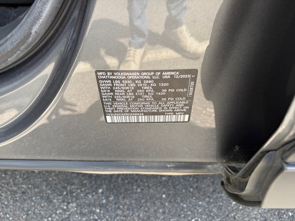 2024 Volkswagen Atlas 2.0T SE