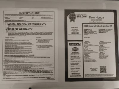 2023 Subaru Outback Limited XT