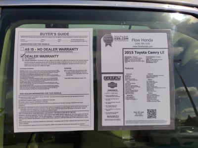 2015 Toyota Camry LE