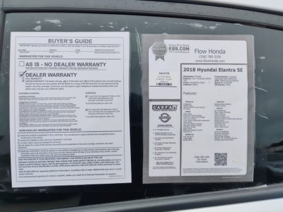 2018 Hyundai Elantra SE