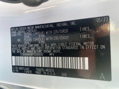 2023 Toyota Highlander Platinum