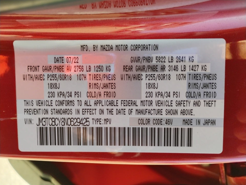 2022 Mazda Mazda CX-9 Touring