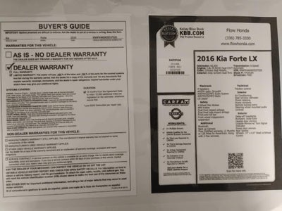 2016 Kia Forte LX