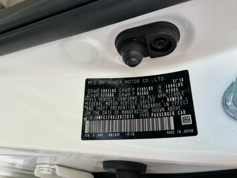 2018 Honda Civic Touring