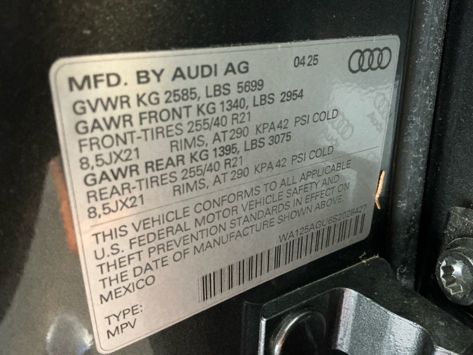 2025 Audi All-new SQ5 Premium Plus TFSI quattro S tronic