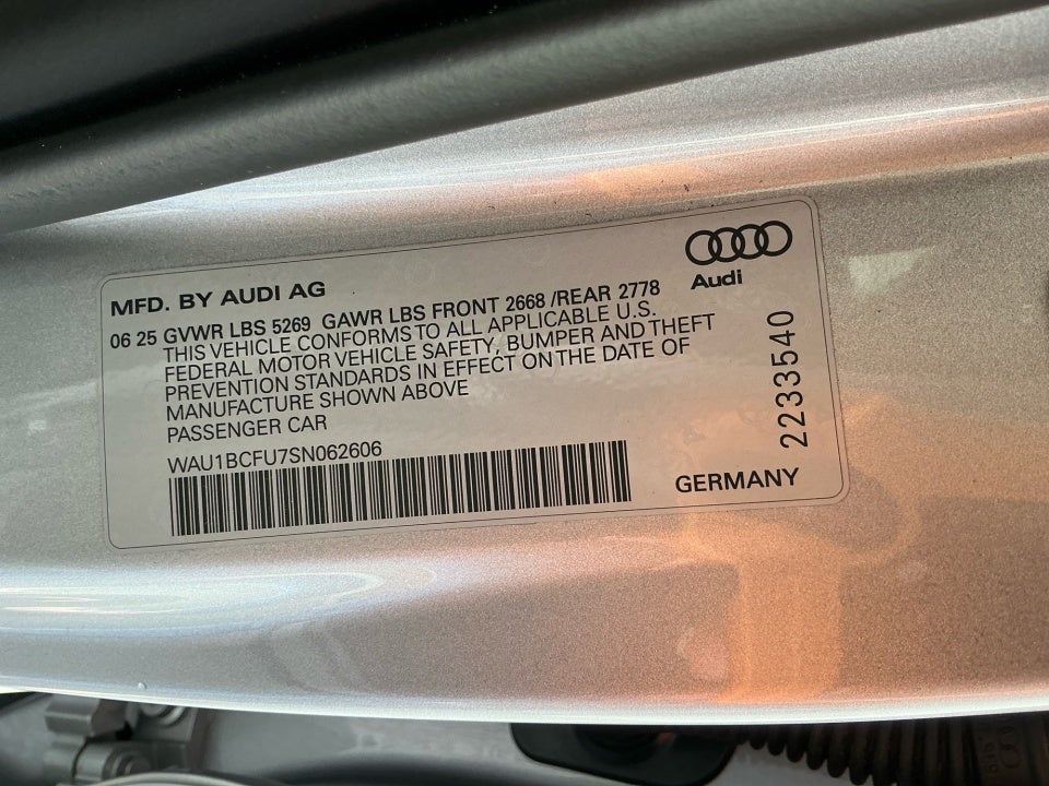 2025 Audi All-new A5 Premium TFSI quattro S tronic