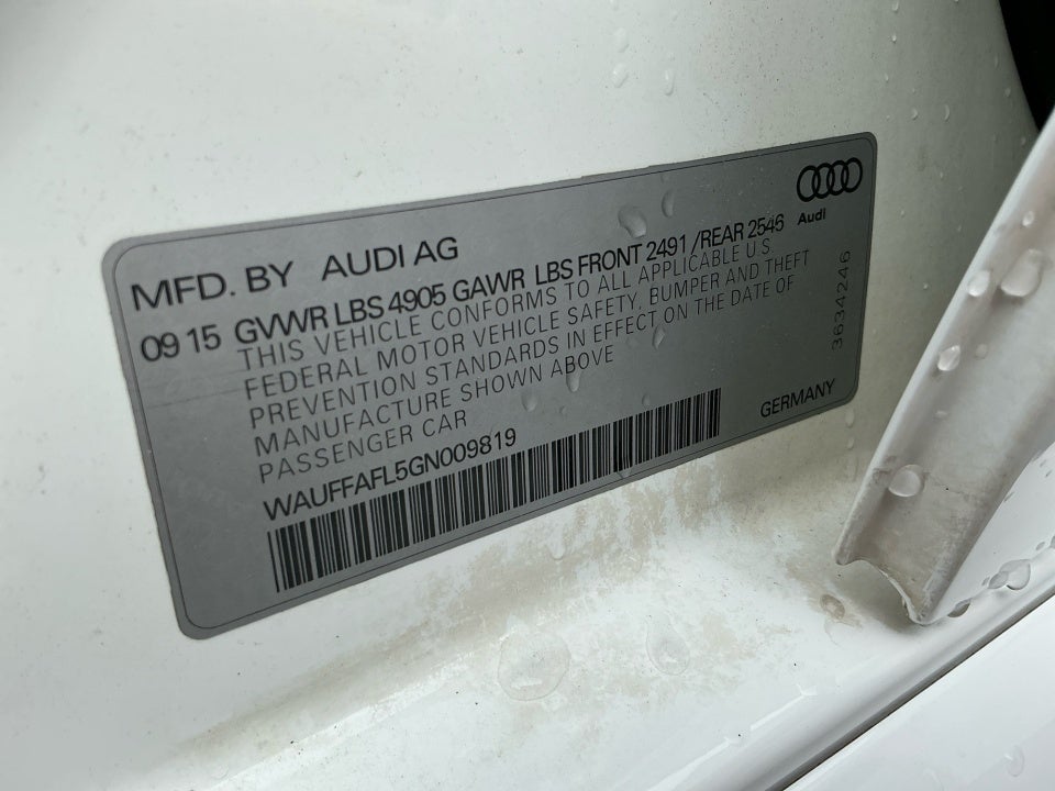 2016 Audi A4 2.0T Premium