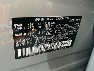 2026 Subaru Forester Premium
