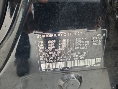 2019 Honda HR-V EX
