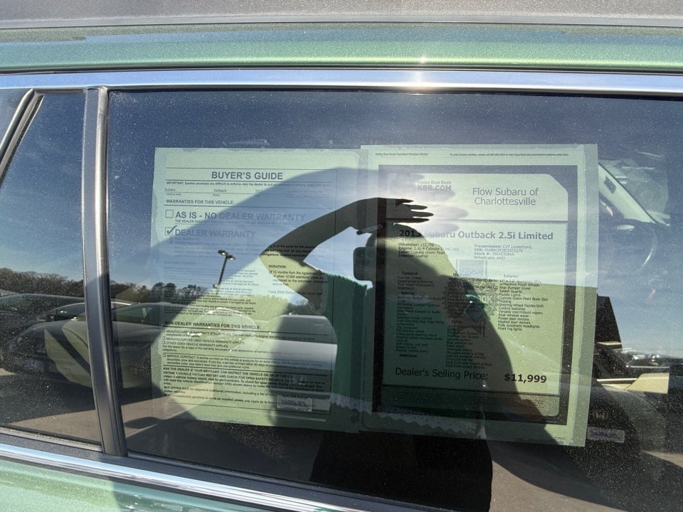 2013 Subaru Outback 2.5i Limited