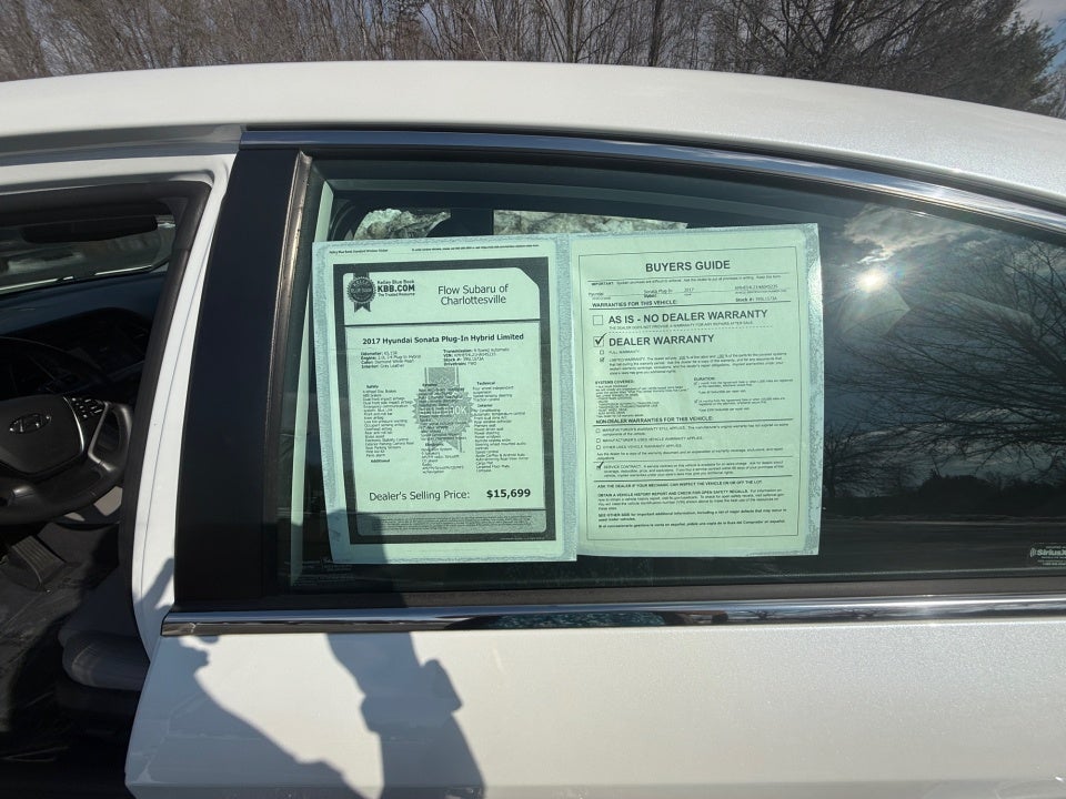 2017 Hyundai Sonata Plug-In Hybrid Limited