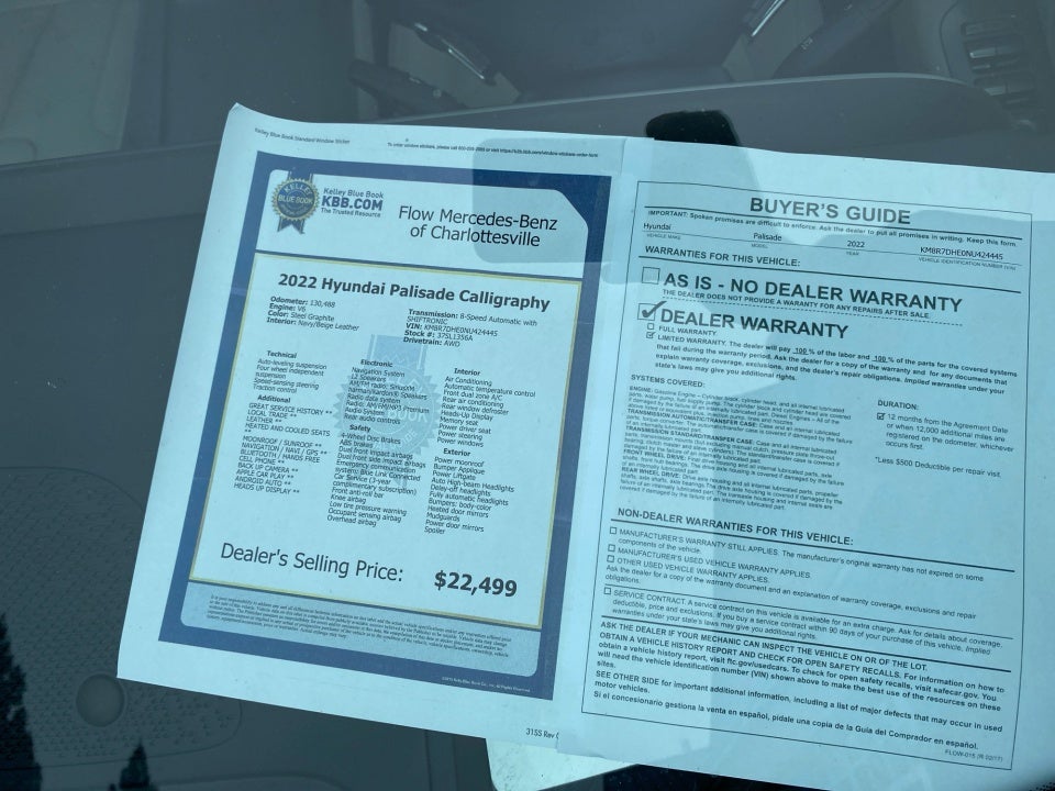 2022 Hyundai Palisade Calligraphy