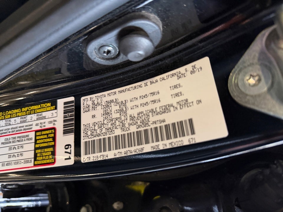 2019 Toyota Tacoma SR