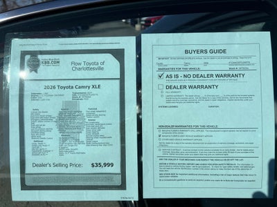 2026 Toyota Camry XLE