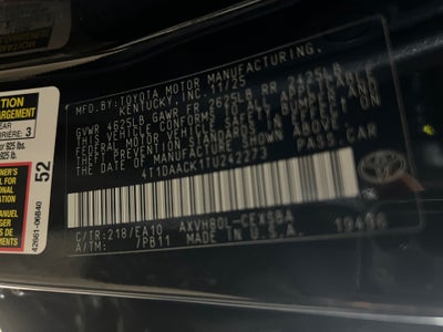 2026 Toyota Camry SE