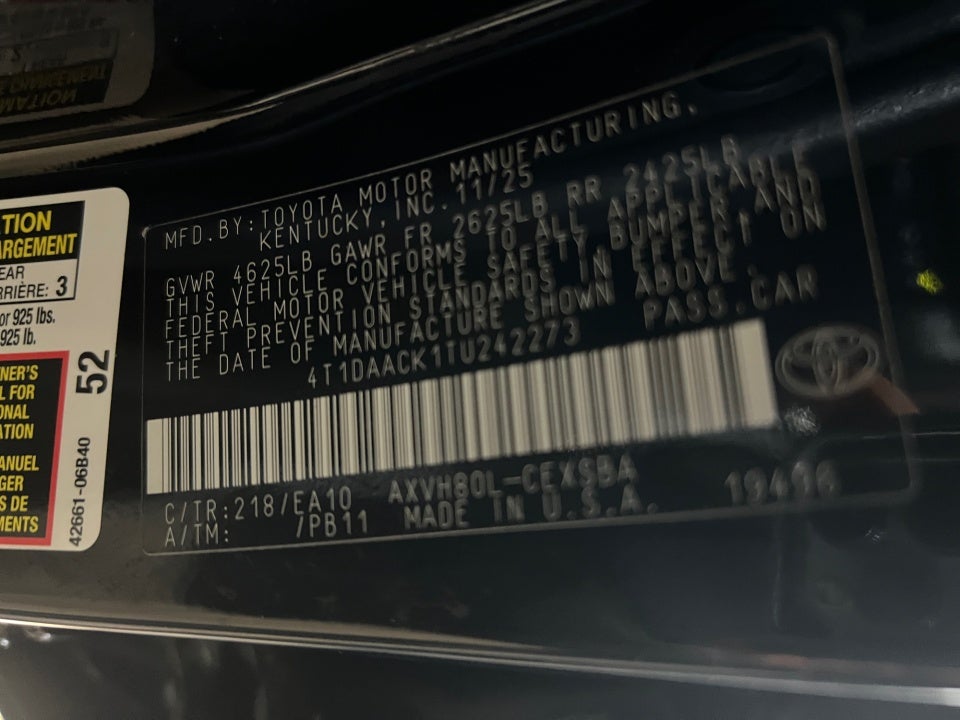 2026 Toyota Camry SE