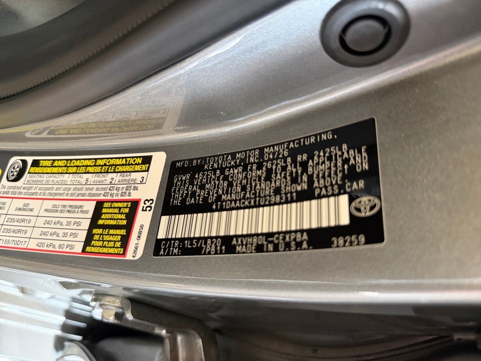 2026 Toyota Camry XSE
