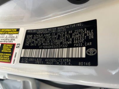 2025 Toyota Camry XSE