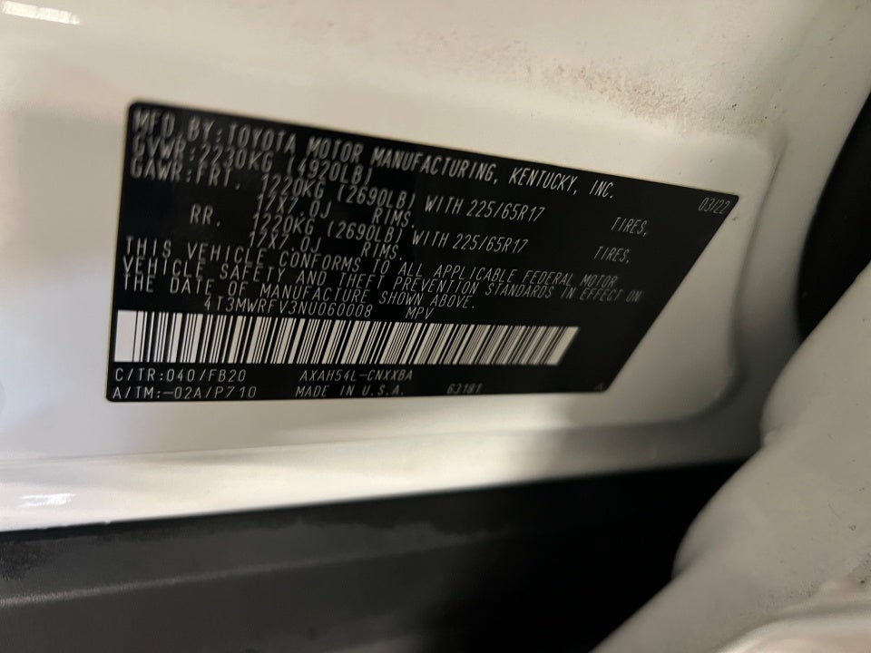 2022 Toyota RAV4 Hybrid LE