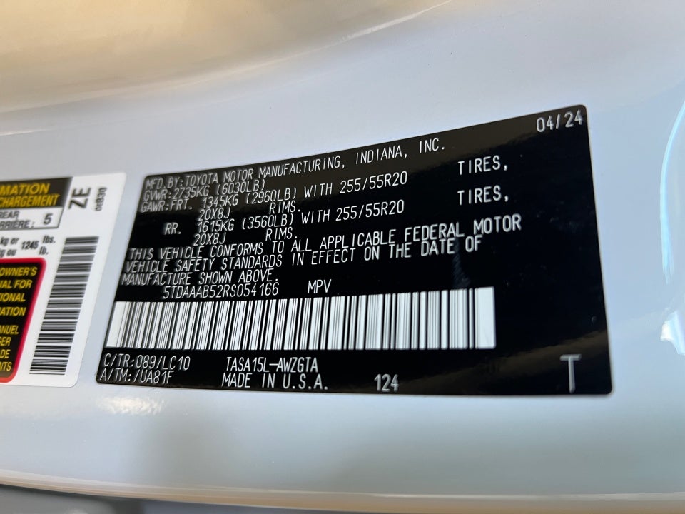 2024 Toyota Grand Highlander Limited