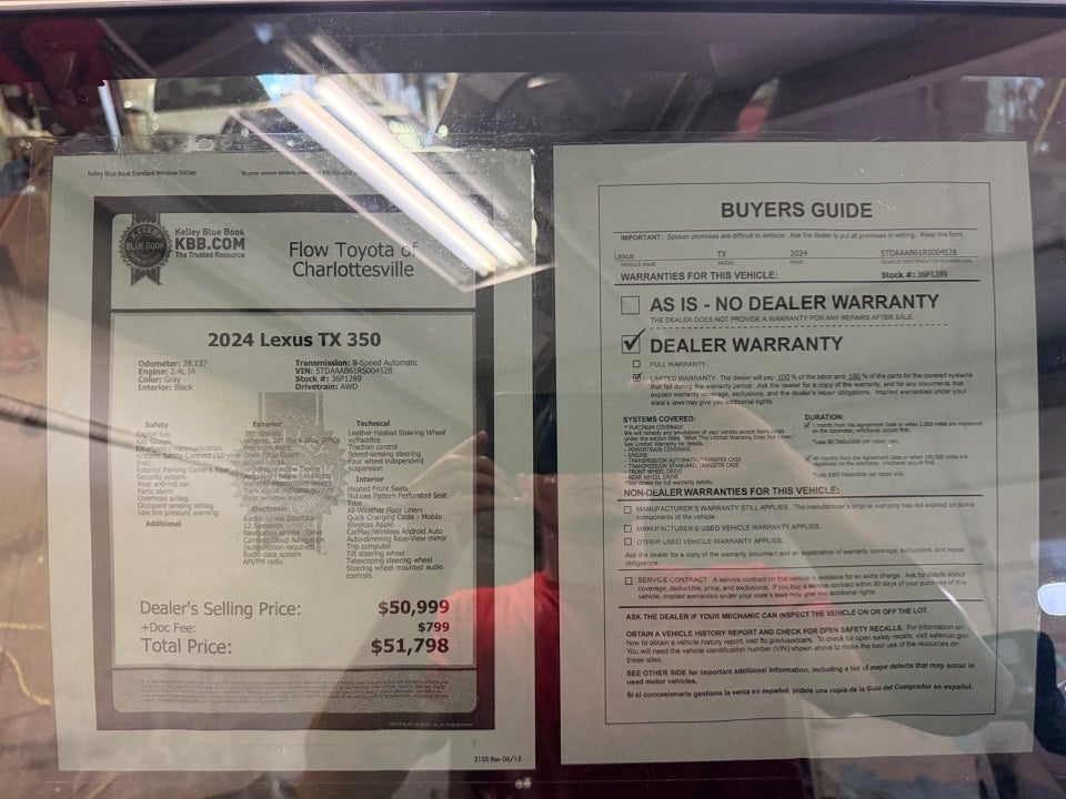 2024 Lexus TX 350 TX 350