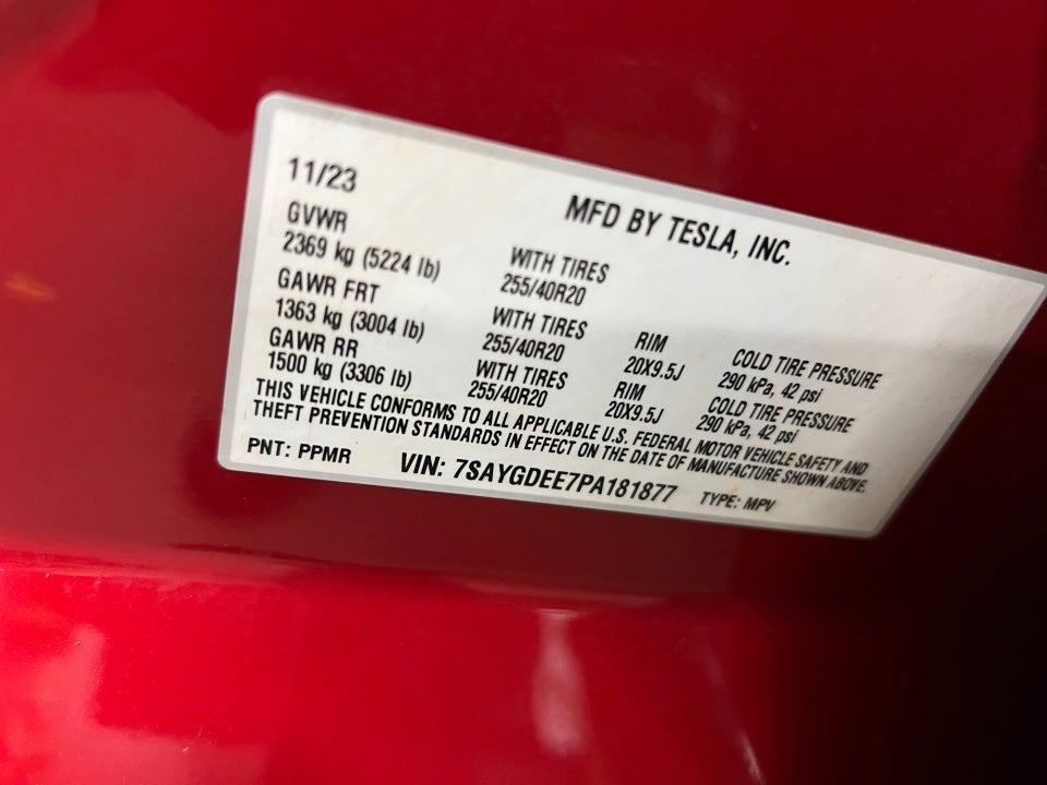 2023 Tesla Model Y Long Range Dual Motor All-Wheel Drive