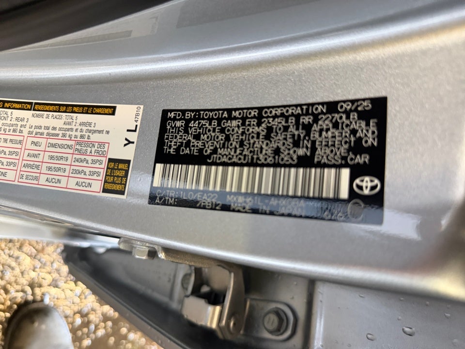 2026 Toyota Prius Plug-in Hybrid XSE
