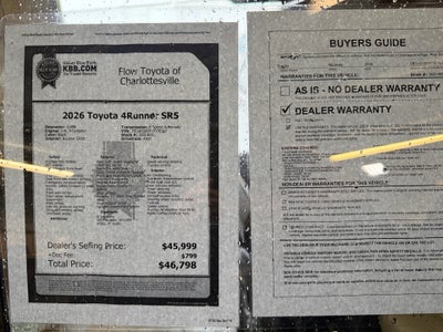 2026 Toyota 4Runner SR5