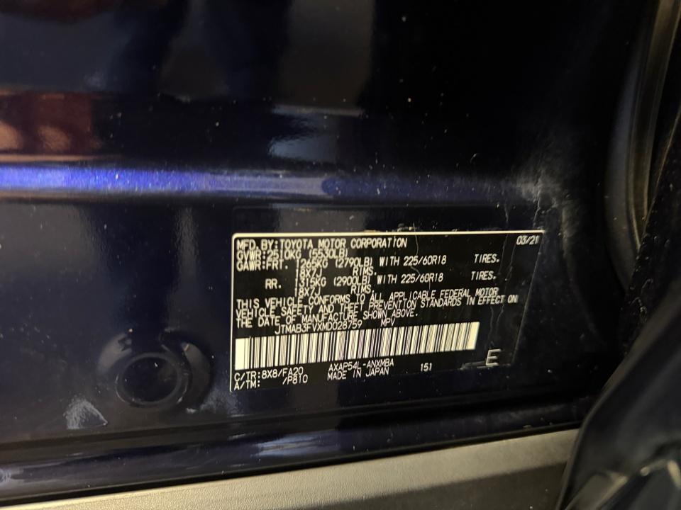 2021 Toyota RAV4 Prime SE