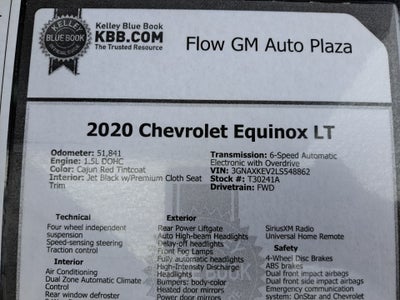 2020 Chevrolet Equinox FWD LT 1.5L Turbo