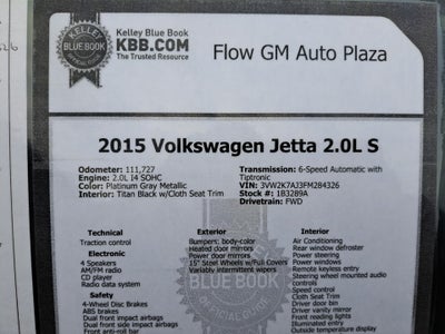 2015 Volkswagen Jetta 2.0L S