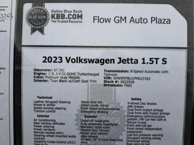 2023 Volkswagen Jetta 1.5T S