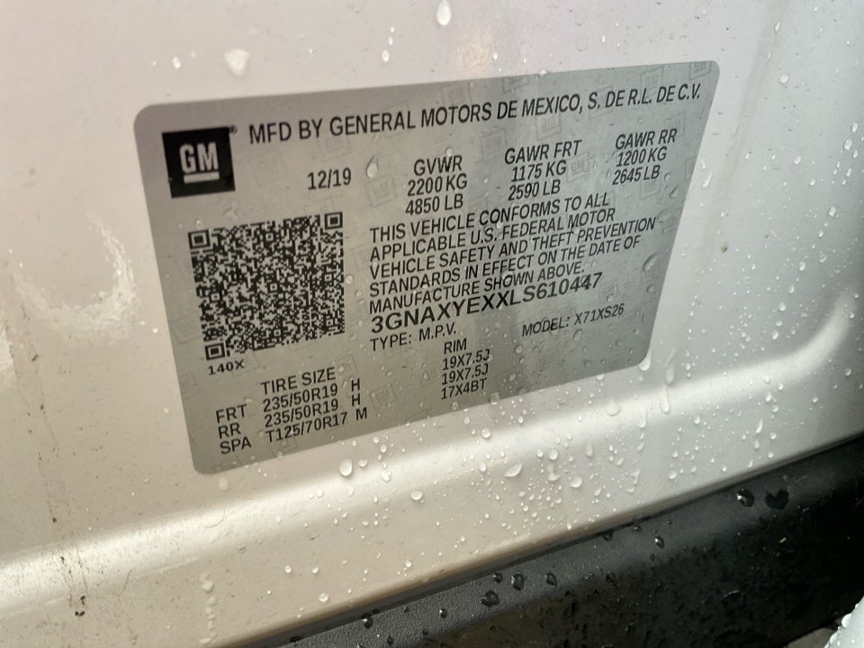 2020 Chevrolet Equinox AWD Premier 2.0L Turbo