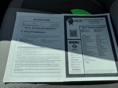 2017 Toyota Corolla LE