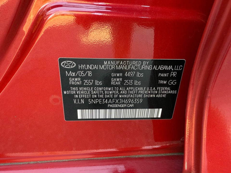 2018 Hyundai Sonata Limited