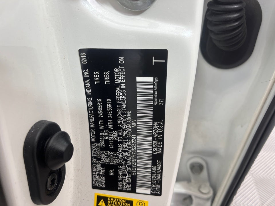 2018 Toyota HIGHLANDER Limited