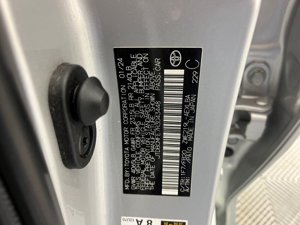 2024 Toyota COROLLA HYBRID Hybrid LE