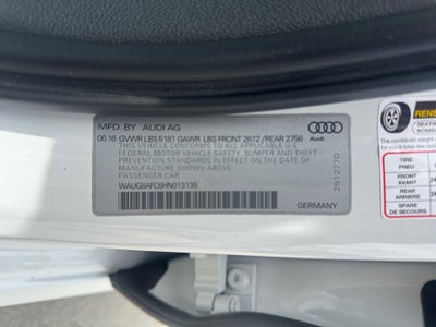 2017 Audi A6 Premium Plus