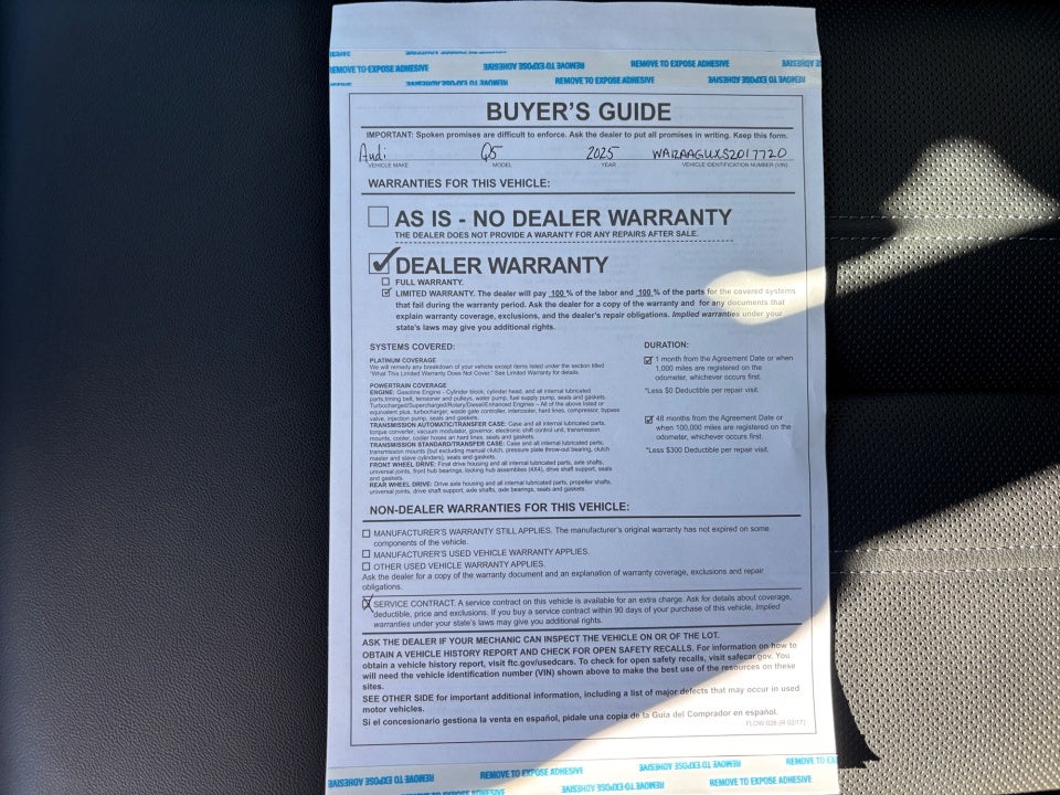 2025 Audi All-new Q5 Premium Plus TFSI quattro S tronic