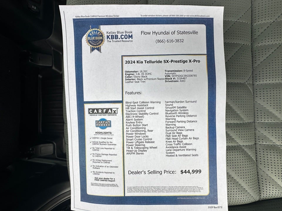 2024 Kia Telluride SX Prestige X-Pro