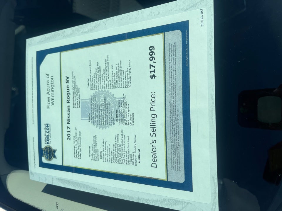 2017 Nissan Rogue SV